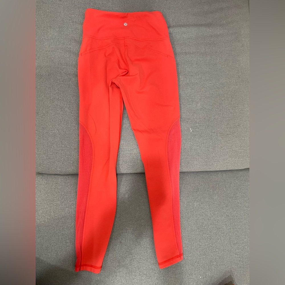 Lululemon Align Leggings, orange, size 10, excellent condition